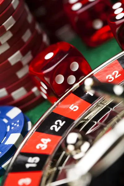 W kasyno, ruletka — Zdjęcie stockowe
