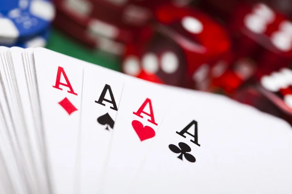 Gra w kasynie — Zdjęcie stockowe