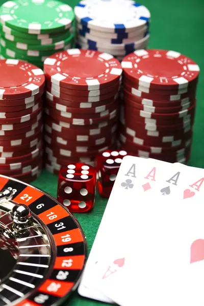 Spelen in het casino — Stockfoto