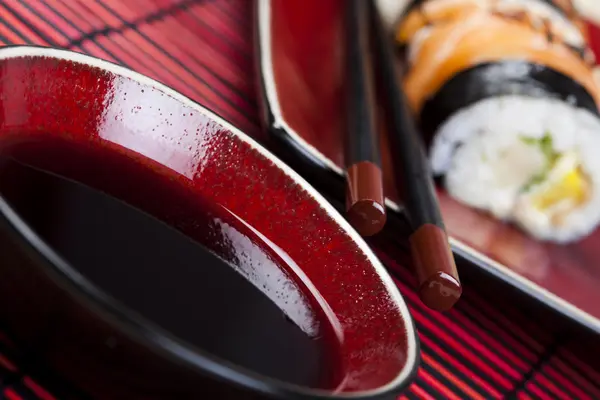 Sushi aus nächster Nähe — Stockfoto