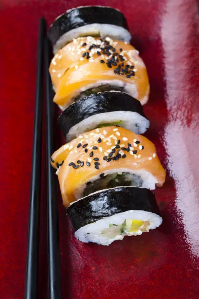 Japanse mix sushi — Stockfoto