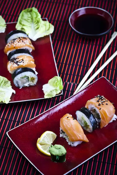 Mezcla japonesa sushi — Foto de Stock