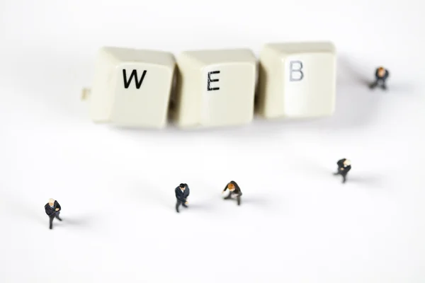 Equipa Web — Fotografia de Stock