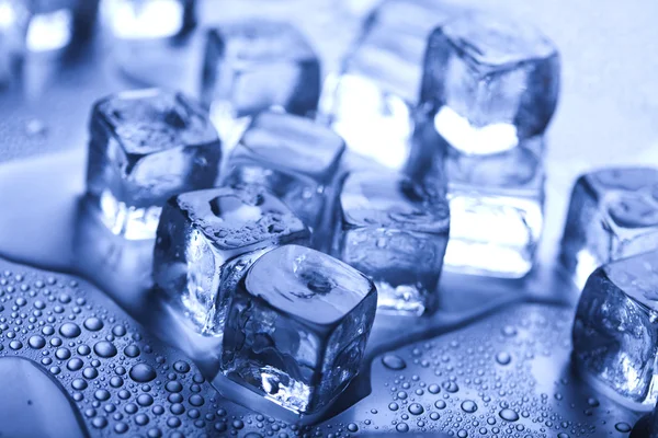 Krystaly kostky ledu — Stock fotografie