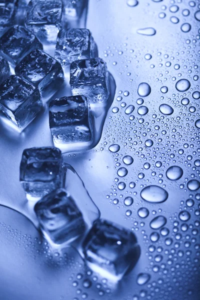 Cubos de gelo de cristais — Fotografia de Stock