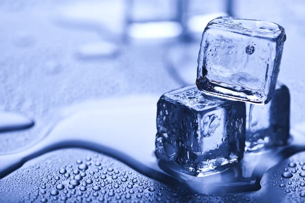 Фон с кубиками льда — стоковое фото