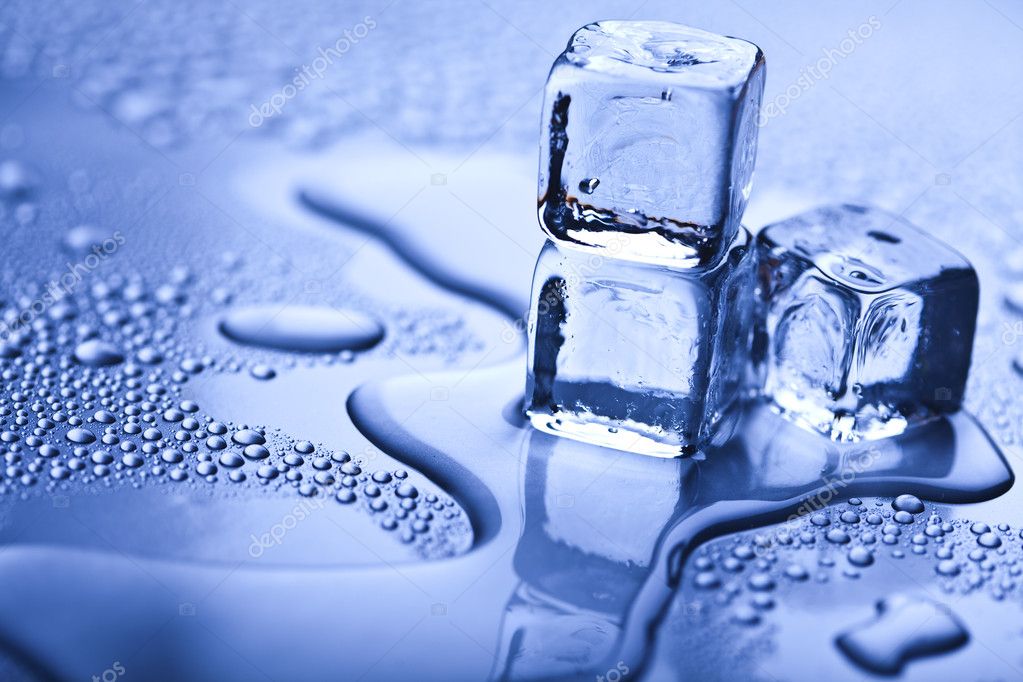 melting ice cubes wallpaper