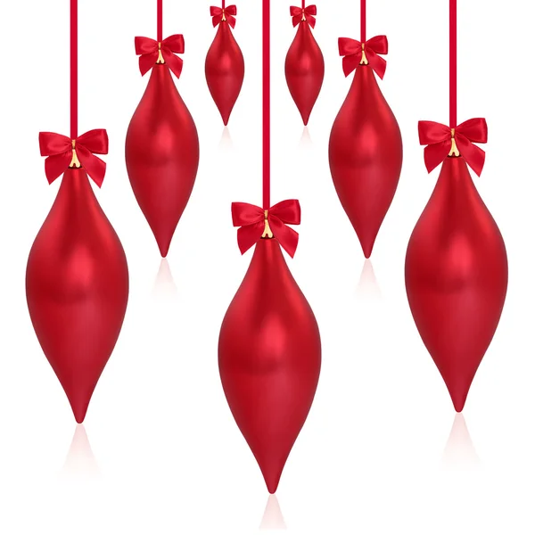 Christmas Droplet Decorations — Stock Photo, Image
