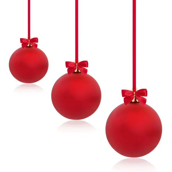 Christmas Red Bauble Beauty — Stock Photo, Image