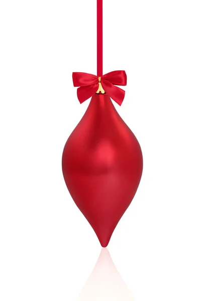 Christmas Droplet Bauble — Stock Photo, Image