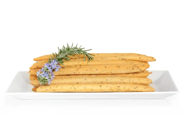 Bastoncini di pane al rosmarino — Foto Stock