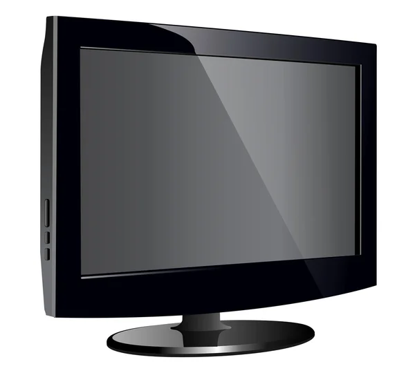 Τηλεόραση LCD οθόνη, διάνυσμα. — Διανυσματικό Αρχείο