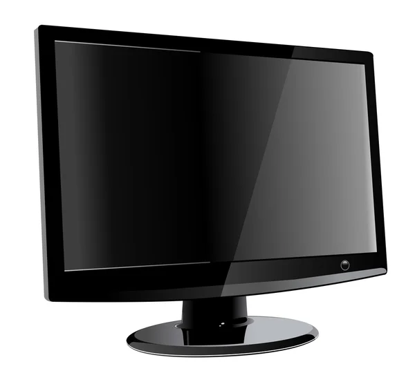 Lcd monitor de tv — Vetor de Stock