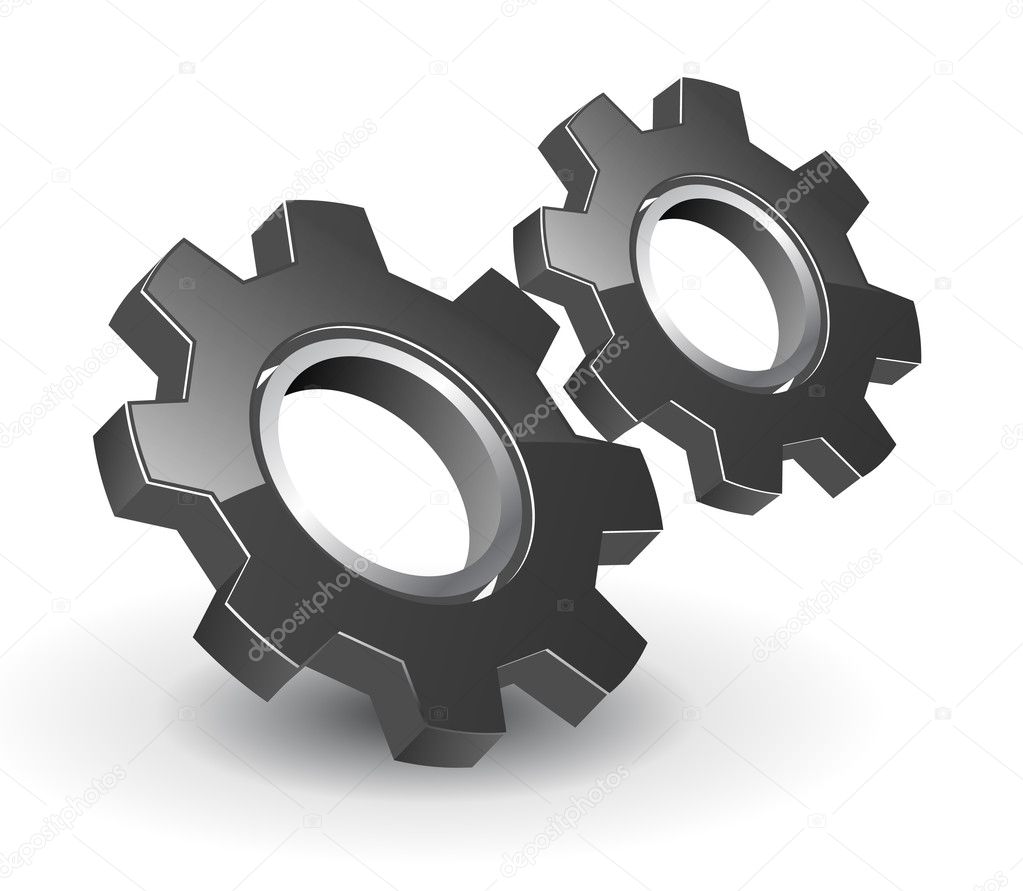 Logo 3D gears