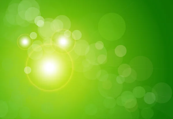 Векторний абстрактний фон зелений боке — стоковий вектор