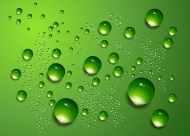 Water drops vector background. clipart