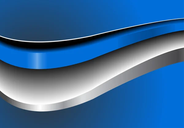 Abstrakter Hintergrund blau silber — Stockvektor