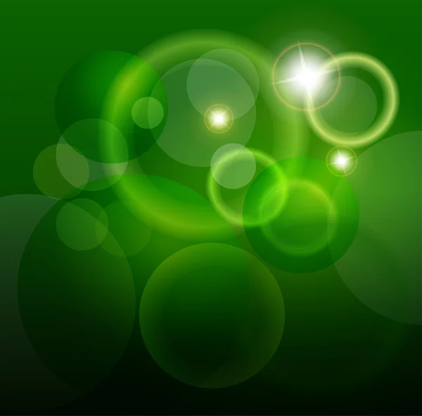 벡터의 추상적 배경 녹색 — 스톡 벡터