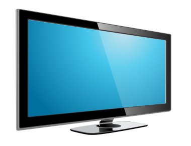 Lcd plasma tv clipart