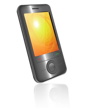 Mobile cell phone. clipart