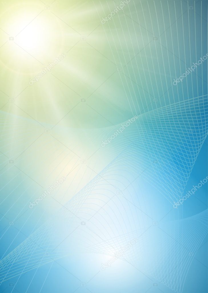 Abstract background vector sun.