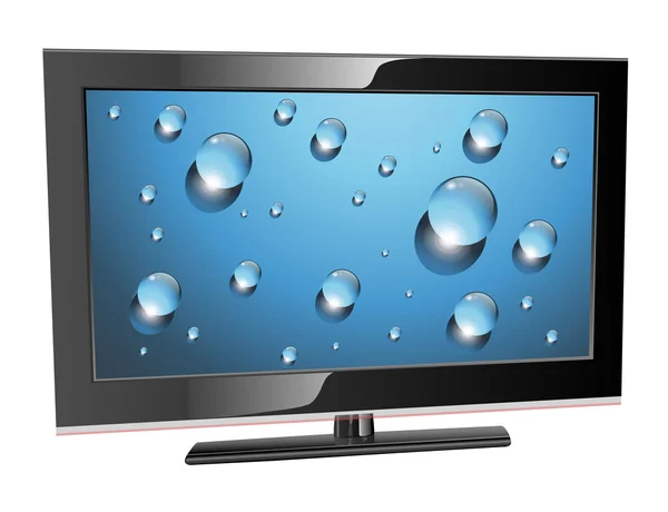 LCD-plazma tv — Stock Vector