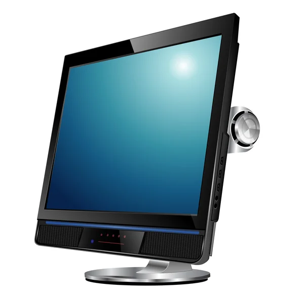 Monitor de TV LCD — Archivo Imágenes Vectoriales
