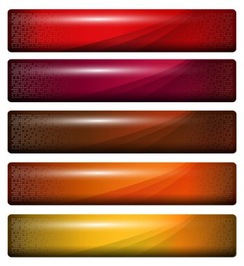 Banners, headers clipart