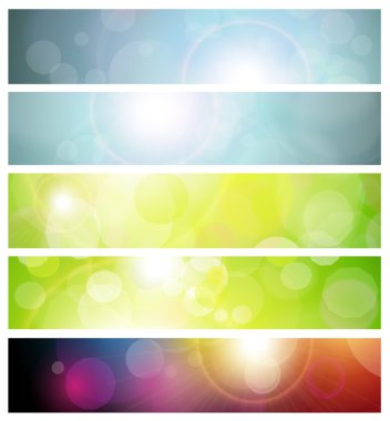 Banners, headers clipart