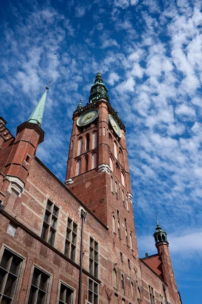 Gdansk town hall — Stock Photo, Image