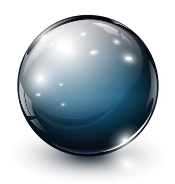 Glass sphere clipart