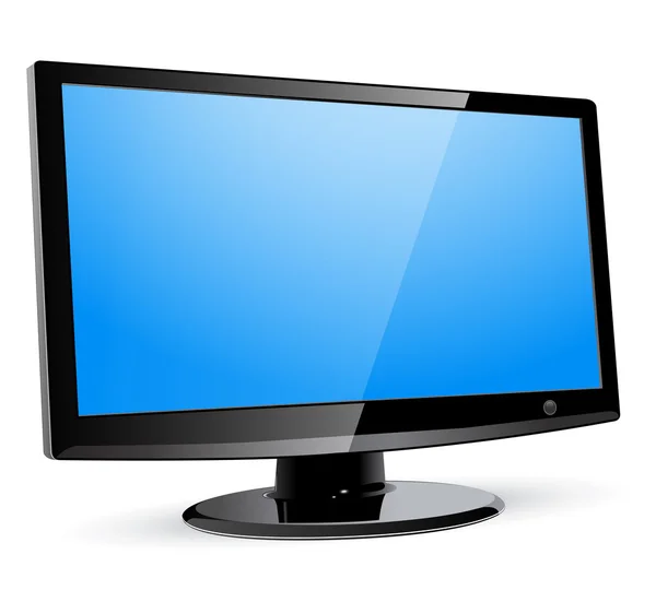 Monitor telewizor LCD — Wektor stockowy
