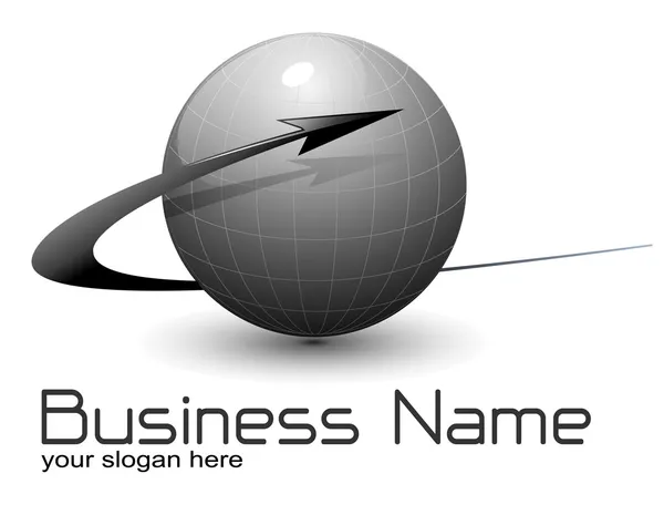 Logo globe, vector. — Stock Vector