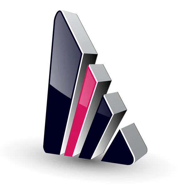Logo 3d — Wektor stockowy