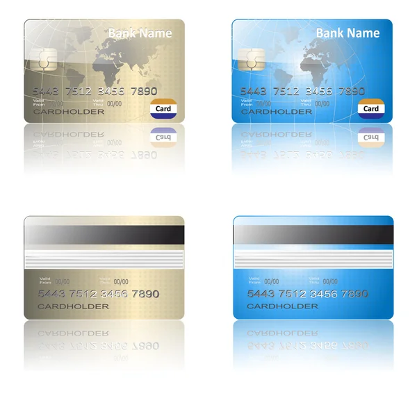 Cartes de crédit — Image vectorielle