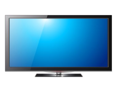 Flat screen tv clipart