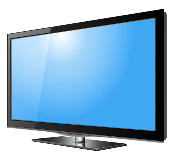 Lapos képernyős TV — Stock Vector