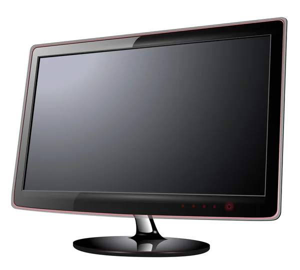 Tv monitor lcd — Vector de stock