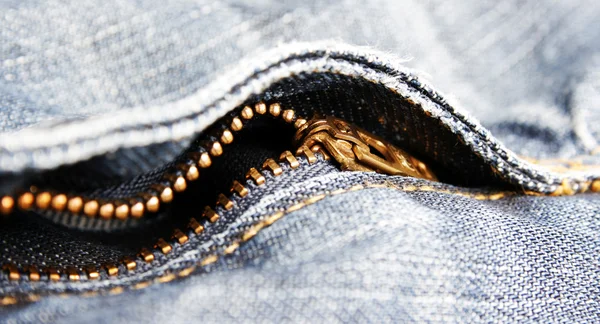 Jeans fermoar — Fotografie, imagine de stoc