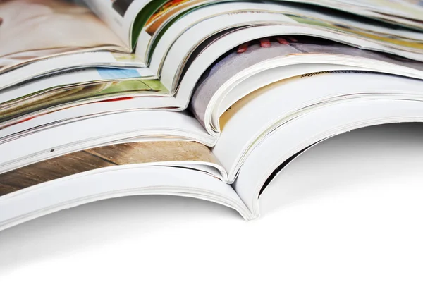 Pile of magazines — Stock Photo, Image