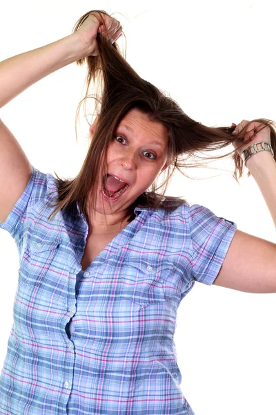 Frustrated woman — Stock Photo, Image
