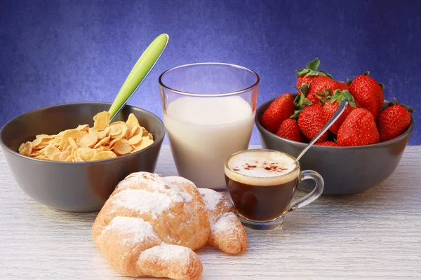 Italiensk frukost — Stockfoto