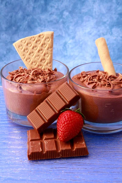 Mousse de chocolate — Foto de Stock