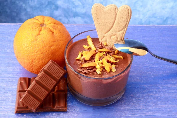 Mousse au Chocolat — Stockfoto