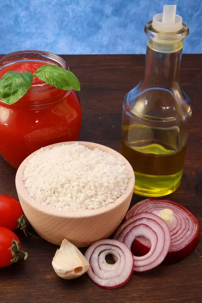 Rice with tomatoes — Stock Photo, Image