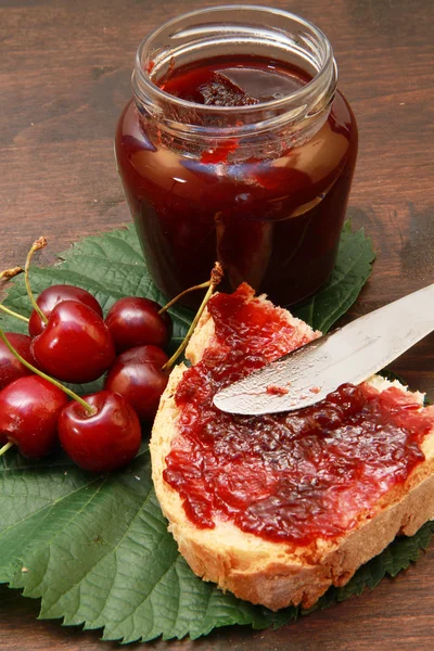Cherry marmelade — Stockfoto