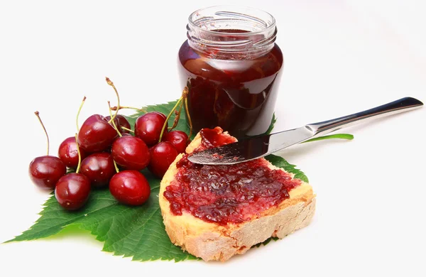 Cherry marmalade — Stock Photo, Image