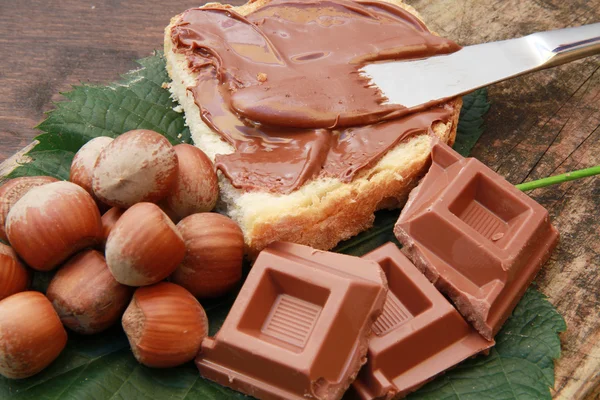 Čokoládové snídaně — Stock fotografie