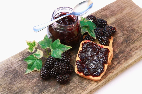 Blackberries jam — Stock Photo, Image