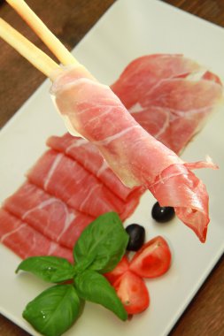 grisini ile jambon